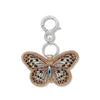 Sydney White Butterfly Handbag Fob