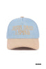 JESUS SAVES I SPEND Corduroy Denim Cap