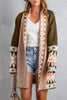 Brown Aztec Print Cardigan
