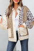 Leopard Quilted Patchwork Jacket