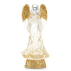 Swirling Gold Angel Water Globe