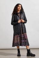 Quilted Vegan Leather Jacket