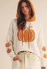 Cozy Autumn Pumpkin Knit Hoodie