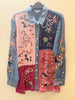 John Mark Woven Button Front Blouse