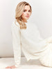Soutache Embroidered Ecru Sweater