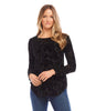 Velvet Burnout Black Top