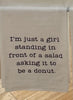 Donut- Flour Sack Towel