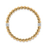 Gold Meridian Stretch Bracelet