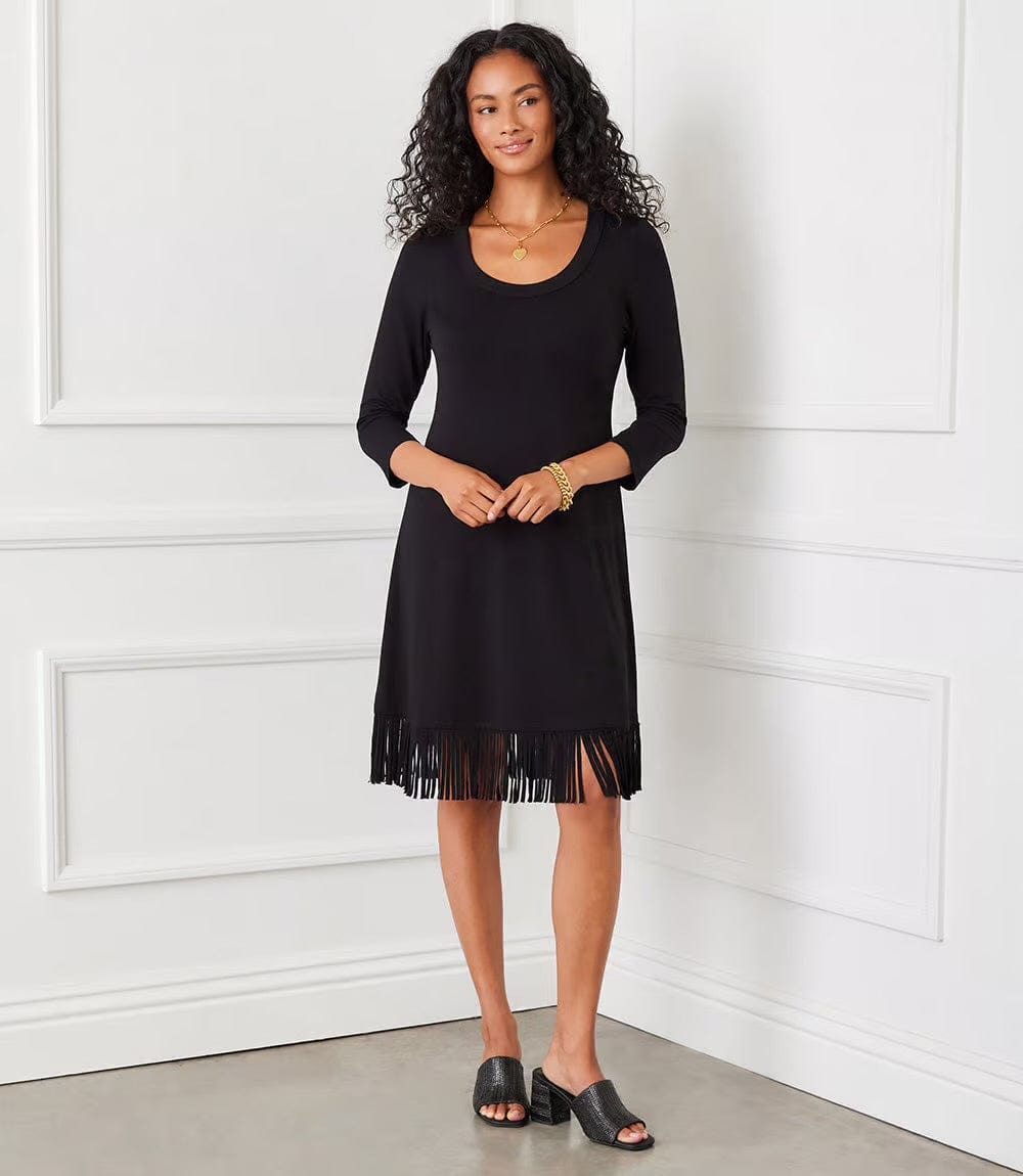 Fringe Hem Dress Fringe Hem Dress