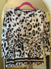 Leopard Knit Top