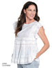 White Patchwork Top