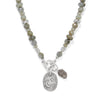 Token Charm Labradorite Necklace