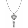 Reno Heart Badge Clip Necklace