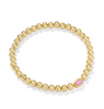 MINI ELAINA STRETCH BRACELET - GOLD CARNATION KYOCERA OPAL