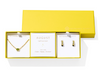 CAILIN BIRTHSTONE GIFT SET - GOLD LIGHT GREEN CRYSTAL