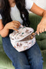 Retro Cowboy Pink Quilted Travel Case