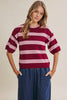 MODERN TRANSITIONAL STRIPE SWEATER