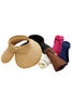 Pack and Go Paper Straw Wide Roll-Up Sun Hat