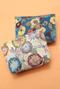 TRAVEL FLORAL COSMETIC MAKEUP POUCH
