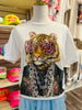 Funky Tiger Cream Graphic Tee