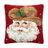 Cowboy Hat Retro Santa Hook Pillow