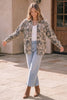 Camo Patterned Corduroy Jacket