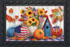 American Autumn Recycled Rubber Doormat