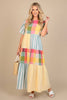 MULTI COLOR MAXI DRESS