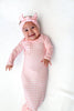 Pink Gingham (Spring/Easter) Knotted Infant Gown