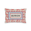 "Howdy" Daisy Quilted Mini Pillow 8" x 12"