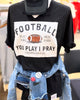 Football Patch V-Neck