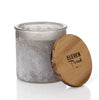 Gray River Rock Candle