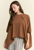 DOLMAN HALF SLEEVE OVERSIZE TOP
