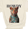 Cheetah Howdy Rhinestone Graphic Tee
