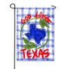 God Bless Texas Garden Flag