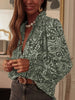Printed Long Sleeved Loose Shirt