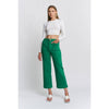 SUPER HIGH RISE WIDE LEG CROPPED - Shamrock