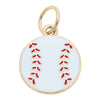 Baseball Enamel Charm
