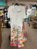 John Mark Floral Border Dress