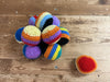 Multicolored Stripe Hacky Sack