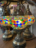 4 Inch Mosaic Table Lamp - Multi Color