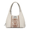 Selene Embroidered Shoulder Bag