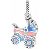 ABC Baby Buggy Charm