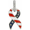 ABC Patriotic Ribbon Charm