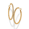 Meridian Eclipse Thin Large Hoop Earrings
