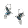 Trust Your Journey Petite Hummingbird French Wire Earrings