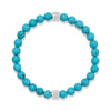 Meridian Petite Turquoise Stretch Bracelet