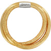 Woodstock Metallic Double Bracelet