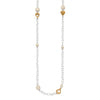 One Heart Pearl Long Necklace
