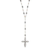 Ferrara Lacrima Rosary Necklace